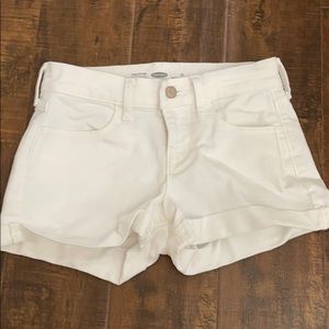 Old navy denim white shorts size 0
